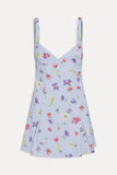 FRANKIES-SIREN MINI DRESS-FRESH FLORAL