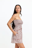 BENOA26S-CAITIE DRESS-COWRIE BASKET