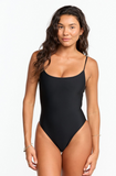 BENOA25 MAKENNA +(CURVE)ONE PIECE - BLACK