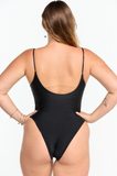 BENOA25 MAKENNA +(CURVE)ONE PIECE - BLACK