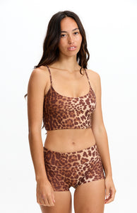 BENOA25-LEOPARD-LOW RISE SHORT