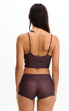 BENOA25-CHOCOLATE ZEBRA-LOWRISE SHORT