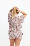 BENOA26S-ALOHA SHIRT DRESS-COWRIE BASKET