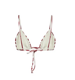 SKIN BY SAME - TRIANGLE TOP -MAROON ZEBRA